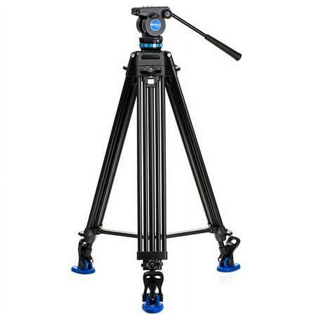 UPC: 6931747317547 | Benro KH25P Video Tripod with Head  11lb Payload  Continuous Pan Drag  Anti-Rotation Camera Plate (KH26P)