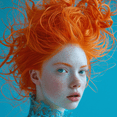 thumbnail image 2 of Medusa Semi-Permanent Hair Color, Vegan and Cruelty-Free Orange Hair Dye, Last up to 24 Washes, Non-Damaging Conditioning Hair Color (5FL OZ, Orange Pop), 2 of 8