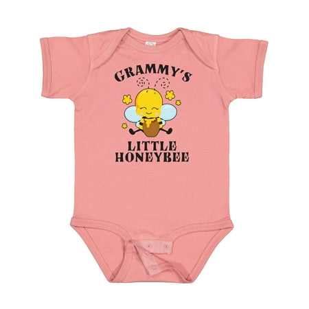 

Inktastic Cute Bee Grammy s Little Honeybee with Stars Gift Baby Boy or Baby Girl Bodysuit
