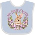thumbnail image 3 of Inktastic My First Easter Boys or Girls Baby Bib, 3 of 4