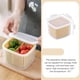thumbnail image 2 of Caja de Conservación para Refrigerador, Caja de Almacenamiento de Guarniciones, Caja Sellada para Cocina, Caja de Congelador, Caja de Ingredientes, Caja de Almacenamiento, 2 of 2