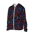 thumbnail image 3 of Goofa Sea Turtle Printed Women's UPF 50+ Sun Protection Hoodie Jacket Lightweight Long Sleeve Sun Shirt for Women with Pocket Hiking Outdoor-Small, 3 of 9