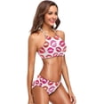 thumbnail image 6 of Dreamtimes Set of Beautiful Red Lips Swimsuits Padded Bikini Sets Sexy Swimwear for Women, XX-Large, 6 of 7