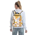 thumbnail image 5 of Yiaed Honey Bee Set Print Lightweight Backpack Travel Backpacks Hiking Daypack for Women Men, 5 of 5