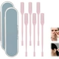 thumbnail image 1 of 2-in-1 Nasal Hair Cutter with Ear Pick, 360° Rotating Trimmer (6pcs Pink), 1 of 6