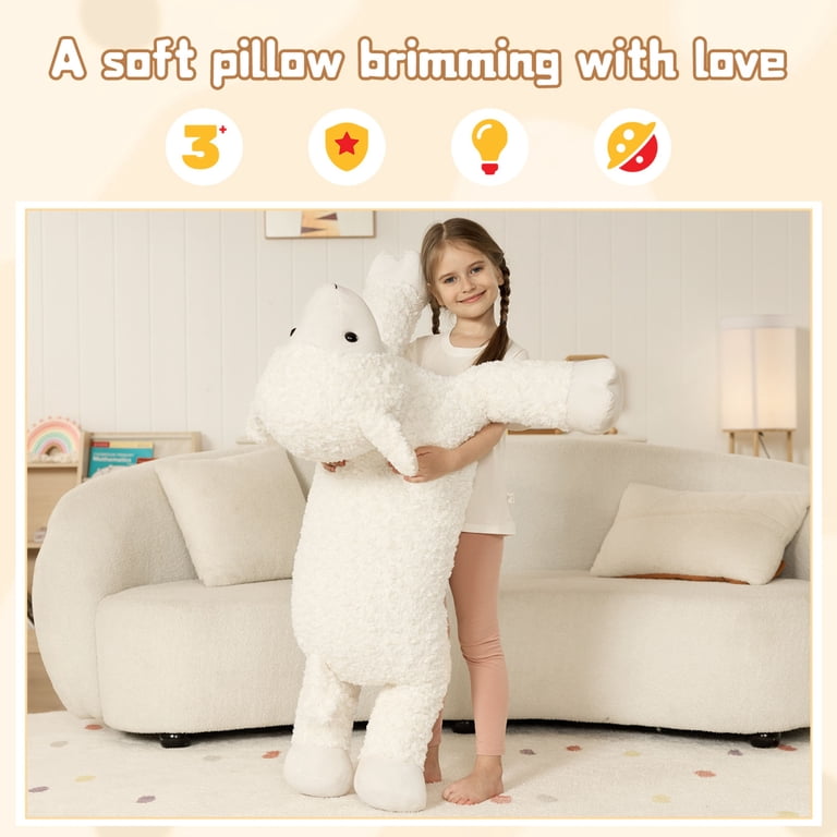 Tezituor 43.3 Inch Giant Sheep Body Pillow Plush Toy photo 6