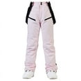 thumbnail image 3 of Pantalones de esquí para hombre y mujer, pantalones de esquí con correa, de invierno, resistentes al viento, impermeables, cálidos, gruesos, para snowboard, pantalones de esquí dobles, 3 of 5