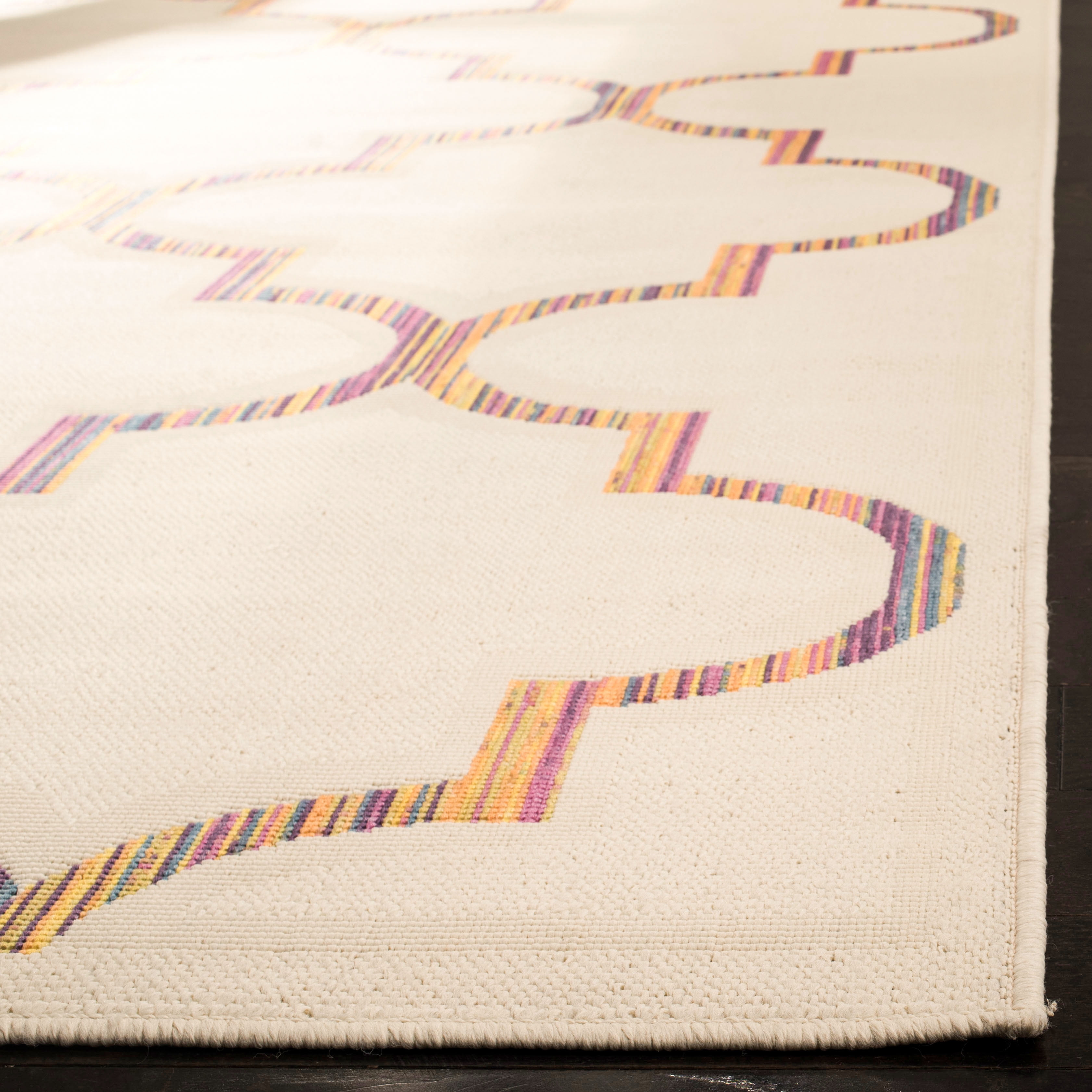 Safavieh Havana Bryon Geometric Indoor/Outdoor Area Rug, Natural/Multi, 4' x 5'7"