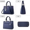 thumbnail image 3 of Bolsos de mano mujer bolso bandolera mujer piel negro grande bolso bandolera mujer, 3 of 7