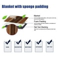 thumbnail image 3 of Unique Bargains Universal Yellow Front Seat Cover Saddle Blanket Protectors for Vehicle, 3 of 6
