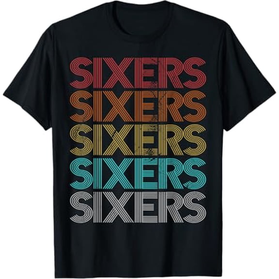 Retro Vintage Sixers T-Shirt