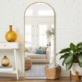 thumbnail image 1 of NeuType 65"x22" Gold Full Length Mirror Floor Mirror, 1 of 5