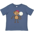 thumbnail image 3 of Inktastic Cute Volleyball Girl Monkey Girls Baby T-Shirt, 3 of 5