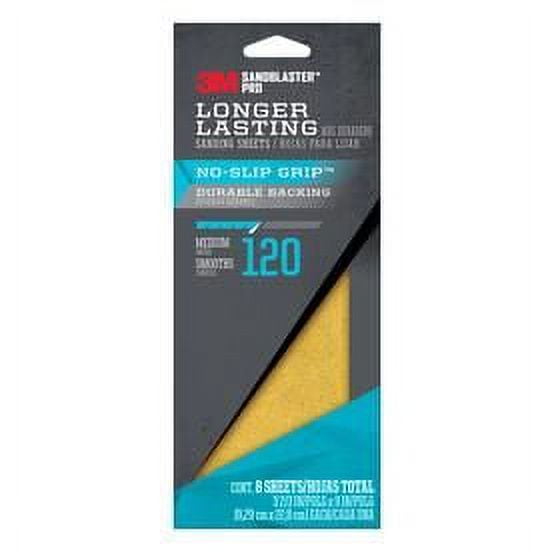 3M 120-Grit 3-5/8-in W x 9-in L Sandpaper