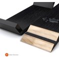 thumbnail image 4 of Black Floating Shelves for Wall Shelf for Bedroom,Repisas Flotantes De Pared, Waterproof Solid Wood Floating Shelves Bathroom，Small Relief Textures,for Bathroom,Bedroom,Living Room, Kitchen, 4 of 7