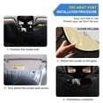thumbnail image 2 of Iauyy Foldable Windshield Sun Shade for Cars, Interior Sun Protection for car UV Protection for Sedan/SUV/Truck, (S/M/L) Woodblock Prints, 2 of 8