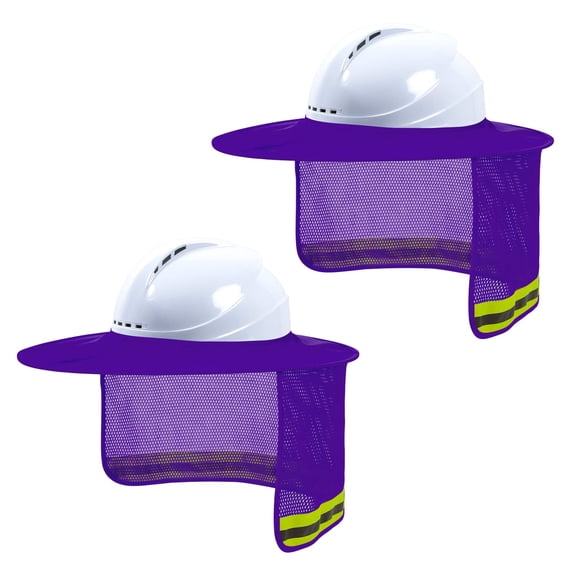 Sombrilla para sol LIZMOF de alta visibilidad, color morado, paquete de 2 unidades
