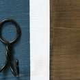 thumbnail image 3 of Stratton Home Decor Décoration Murale Nautique Rame Rayée avec Crochets, 3 of 5