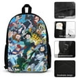 thumbnail image 3 of My Hero Academia Poster Backpack With Lunch Bag Pencil Case Pen Bag Satchel Daypack 3 Pieces Set, 3 of 6