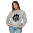thumbnail image 4 of Cosmos Astronaut Space Stylish Unisex Plus Fleece Graphic Sweatshirt Brisco Brands 2X, 4 of 5