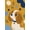 Gold, Pattern 4, variant on ODIKA 4'x6' Blue Gold Abstract Cat with Florals Washable Area Rug Art Deco Inspired Geometric Design for Home Office, Under Desk, Non-Slip Chair-Friendly, Flatwoven