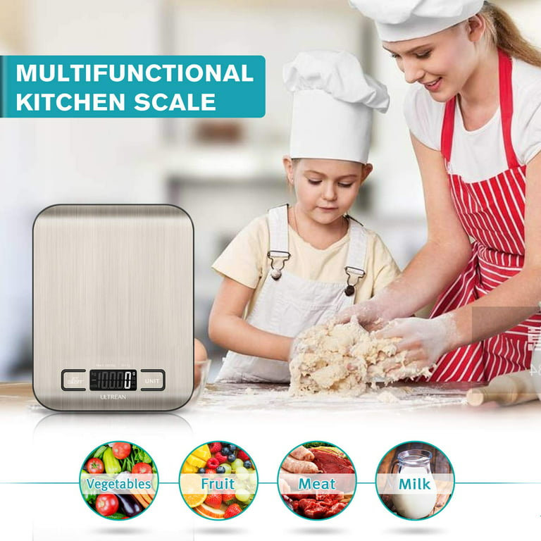 Food Scale, Digital Kitchen Scale Weight Grams and Ounces for Baking  Cooking