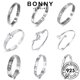 thumbnail image 2 of BONNY Joyería Plata Simple Original Diamante Pulsera 925 Mujer Moissanite M057, 2 of 4