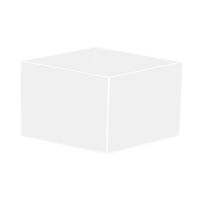 GROWTH TANK Acrylic Cube Display Box Nesting Riser Decorative Clear Display Riser 5 Sided for Cupcake Wedding Buffet Collectibles Figures 6 inch
