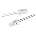 thumbnail image 1 of 5mm Dia Clear Round Head Blue Light Emitting Diodes LED 50 Pcs, 1 of 4