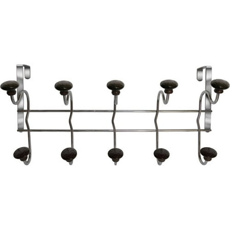 Elegant Home Fashions Poet Laureate 5-Hook Over the Door Rack