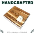 thumbnail image 3 of 3-Pack Cheese Board Set – 9x7.9 Inch Acacia Wood Cutting Boards with Knives, Charcuterie Board Sets for Housewarming, New Home & Wedding Gifts, 3 of 7