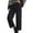 *Black, variant on ClodeEU Women's Wide Leg Bottom Jeans, High Waist Denim Pants with Pockets Mint Green,Womens Plus M