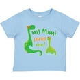 thumbnail image 3 of Inktastic My Mimi Loves Me Grandson Dinosaur Boys Toddler T-Shirt, 3 of 5