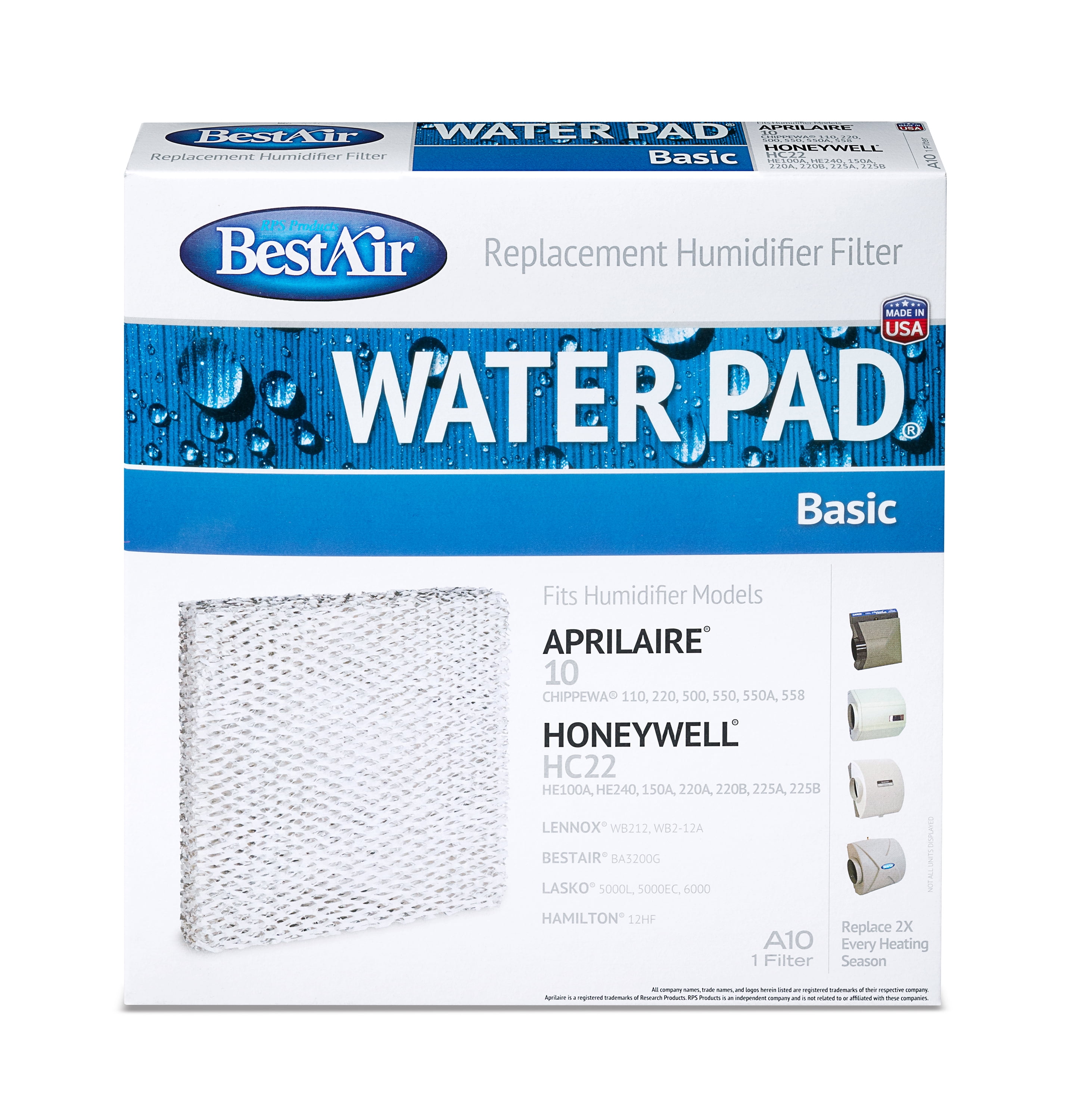 Atomic Compatible Humidifier Pad replacement for Aprilaire 10 Water Pa -  Atomic Filters