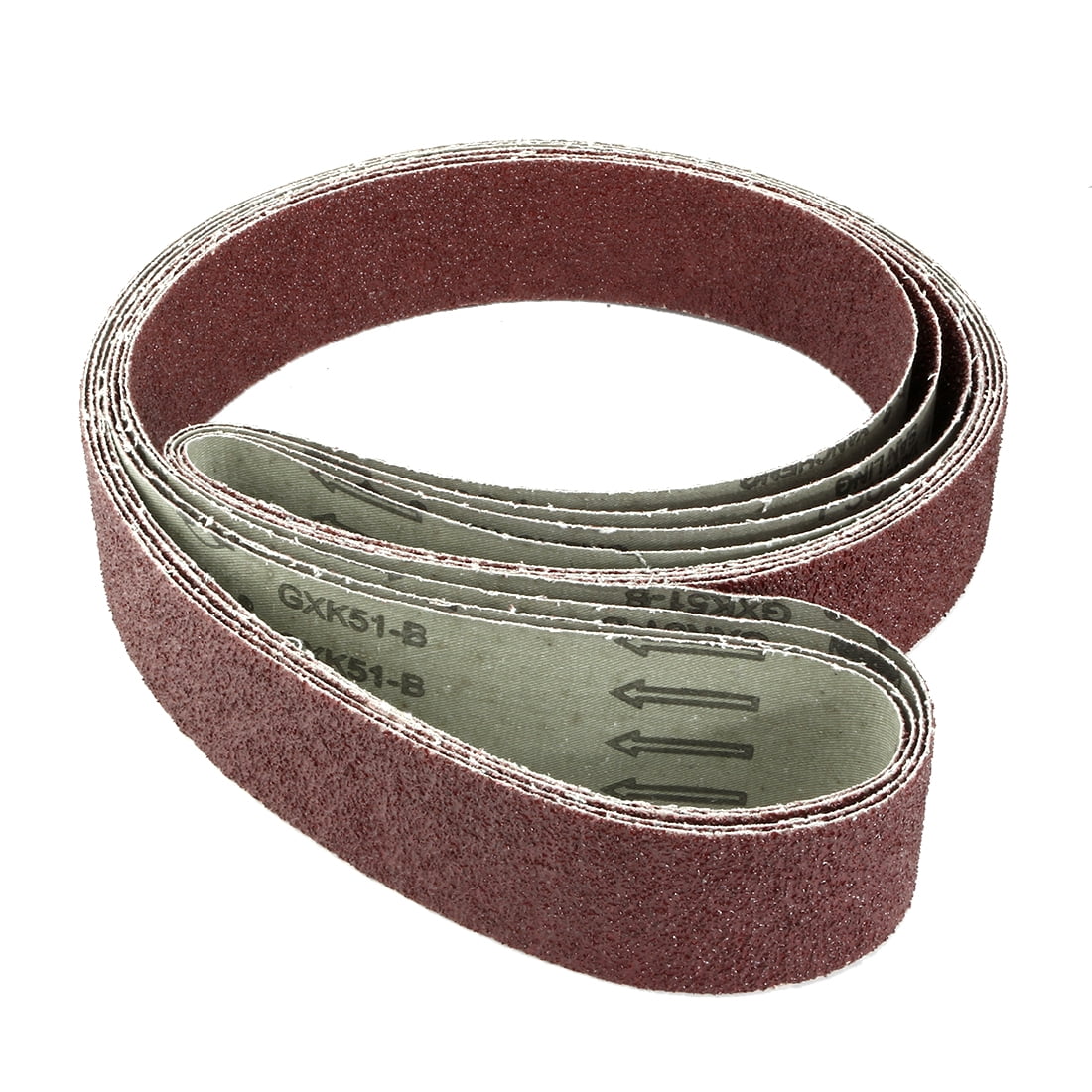 uxcell® 2-Inch x 72-Inch 36 Grit Lapped Joint Aluminum Oxide Sanding Belt 6pcs