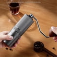 thumbnail image 4 of Grey Manual Coffee Grinder High Quality Portable Upgrade 7 Star Stainless Steel Burr Suitable for Espresso Kitchen Tool, 4 of 5
