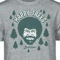 thumbnail image 2 of Teelocity Bob Ross Happy Trees Sketchy Athletic Heather Short Sleeve Graphic Tee, 2 of 4