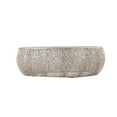 thumbnail image 6 of CT3601-50 Oval Shape Coffee Table Made with Aluminum in Silver Color, 6 of 7