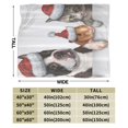 UltraSoft Micro Fleece Blanket,Christmas Pet Animal Dog Hamster Cat