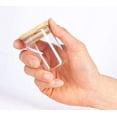 thumbnail image 5 of Clear Glass Borosilicate Jar with Bamboo Lid - 2.3 oz / 70 ml, 5 of 7
