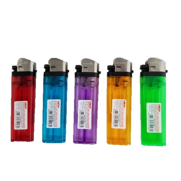 cigarette lighter disposable Neon Premium Disposable Butane Lighters