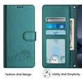 thumbnail image 6 of Allytechgroup Case for Samsung Galaxy A14 5G, RFID Blocking PU Leather Wallet Flip Case with Cards Holder Crossbody Shoulder Strap Shockproof Multi-functional Phone Case for Galaxy A14 5G, Darkgreen, 6 of 7