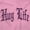 Pink, variant on Hug Life Tattoo Letters Font Funny Romper Boys or Girls Infant Baby Brisco Brands 12M