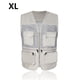 thumbnail image 5 of Neries Chaqueta de pesca de verano con bolsillos delanteros Tamaño múltiple SHISTOAT WEISTCOAT Hombre ropa exterior Chalecos ACCESORIOS DE JUEGOS AIRNIOS LUZ GRIS / XL kenally OD003201-22, 5 of 7