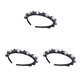 thumbnail image 4 of Diadema de doble capa Sonducket para niñas con clip accesorios de moda de aniversario, 4 of 6