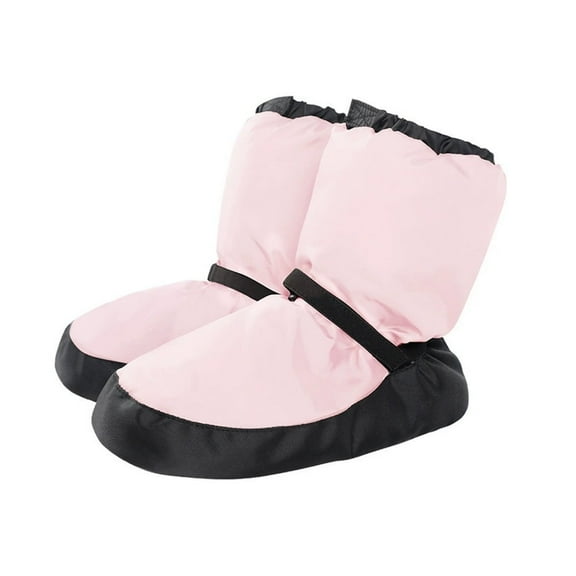 Missfiona Women Warm Up Bootie Dance Shoes/Slipper(Pink,M)
