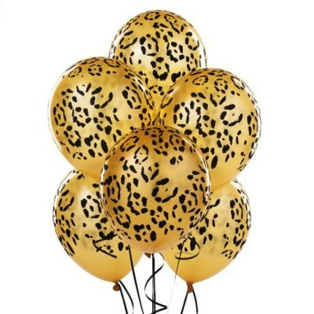 Leopard Spots Latex Balloons Party Accessory