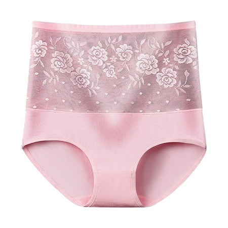 NT-Einnly High Waist Bikini Women s Allover Breathable Hi-Cut Panty Floral Lace Panties Lingerie Tummy Control Butt Lifter Panties Women s String Bikini Panties Stretchy Underwear Briefs Breathable