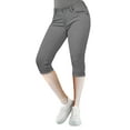 thumbnail image 3 of Women's Perfectly Shaping Stretchy Denim Capri, 3 of 4