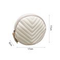 thumbnail image 2 of Cartera circular de la borla del bolso crossbody de las mujeres que iguala el pequeño bolso de cuero de la PU, 2 of 5